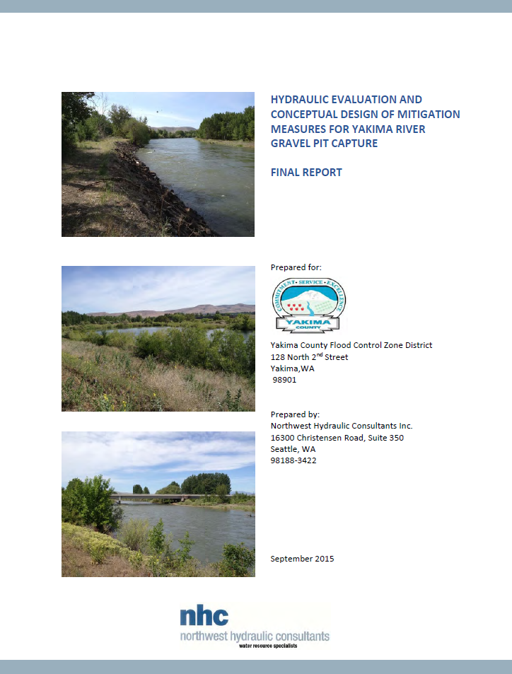 NHC Hydraulic Final Report Cover Page Picture