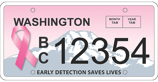 washington-breast-cancer-license-plate