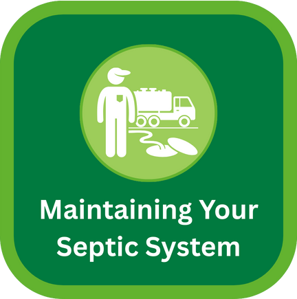 Maintaining Your Septic System Button
