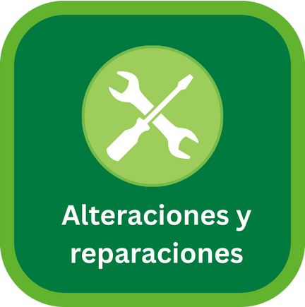 SPA alterations and repairs button