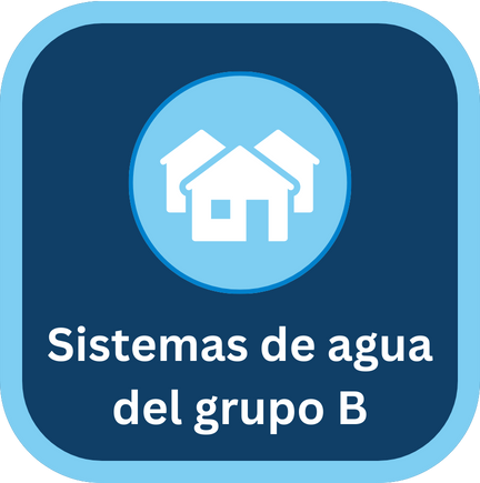 Botón de sistemas de agua del grupo B